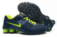 nike shox zoom current r4 new vert fluorescent fonce